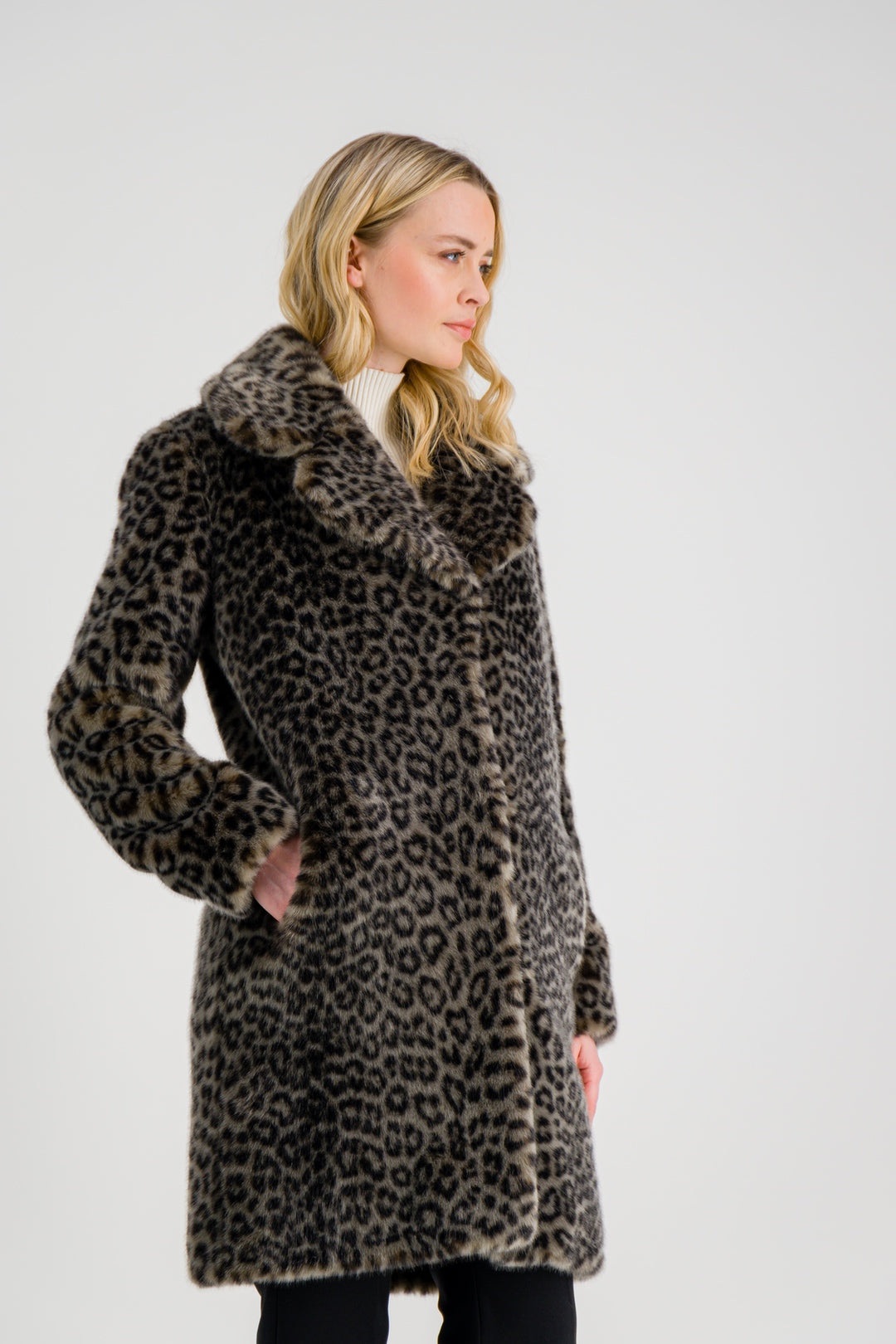 Faux Fur Leopard Coat - LOUVE – LaSeine&Moi
